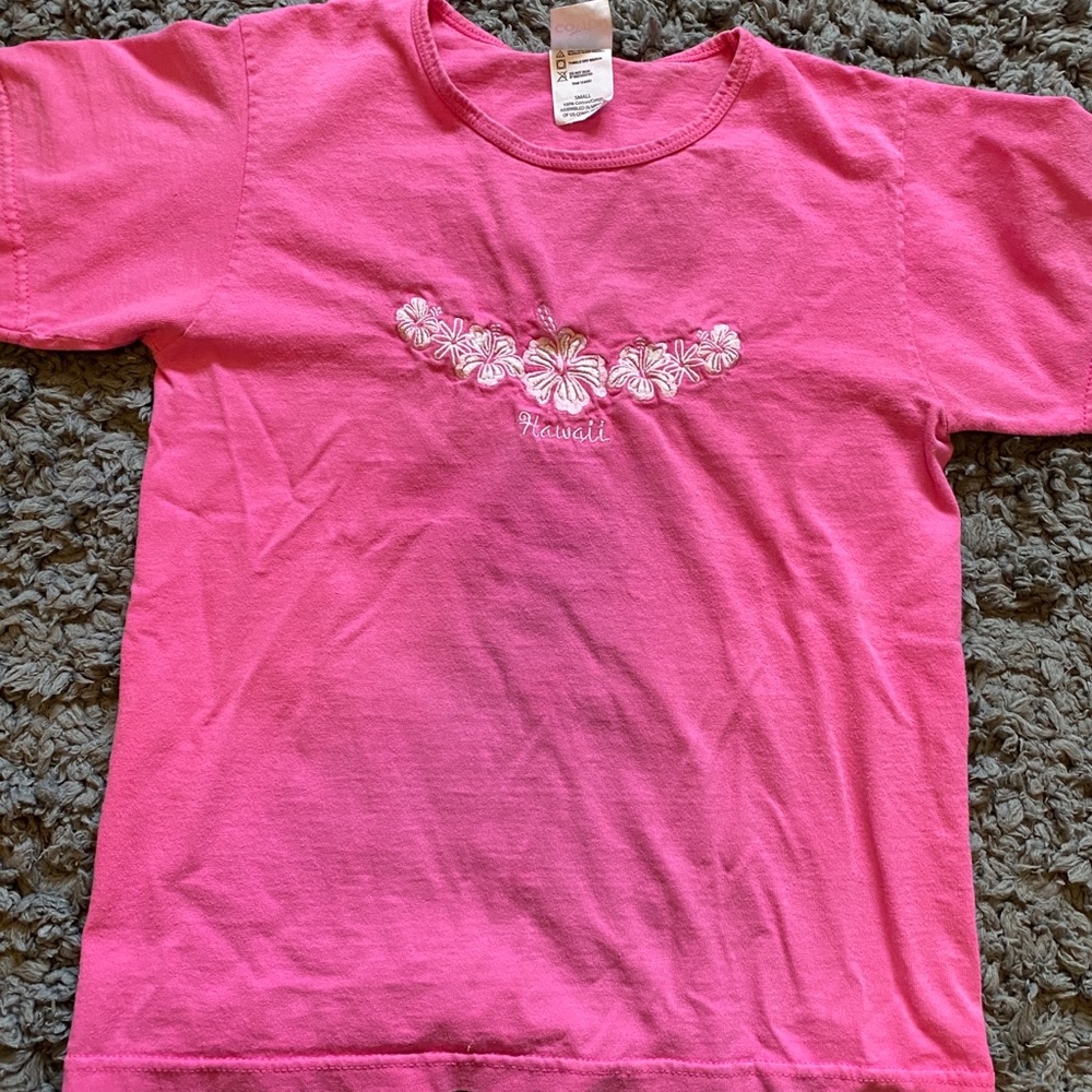 pink hawaii tee